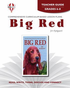 Paperback Big Red - Teacher Guide by Novel Units Book