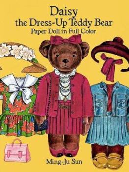 Paperback Daisy the Dress-Up Teddy Bear Paper Doll in Full Color Book