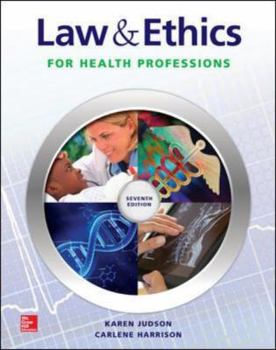 Paperback Law & Ethics for Health Professions Book
