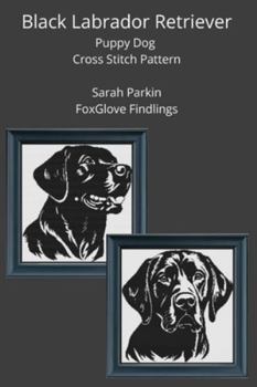 Black Labrador Retriever Puppy Dog Cross Stitch Pattern