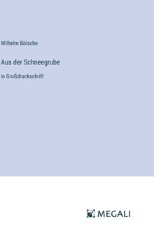 Aus der Schneegrube: in Großdruckschrift (German Edition)