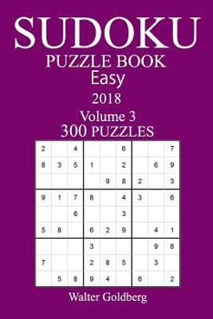 Paperback 300 Easy Sudoku Puzzle Book - 2018 Book