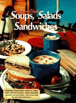 Hardcover Home Style Soups, Salad and Sandwiches Book