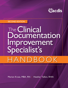 Paperback Clinical Documentation Improvement Specialist's Handbook Book