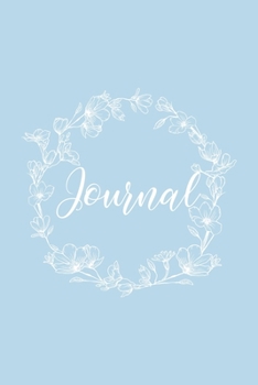Journal: Baby Blue Lined Notebook | Cute Color Journal | Daily Journal | 6x9inch 100 pages