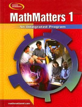 Hardcover Mathmatters 1: An Integrated Program, Student Edition Book