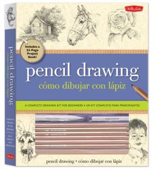 Paperback Pencil Drawing Kit: A Complete Kit for Beginners [With Artist's Triangle and 8 Pencils and 2 Erasers and Sharpener and Paper] Book