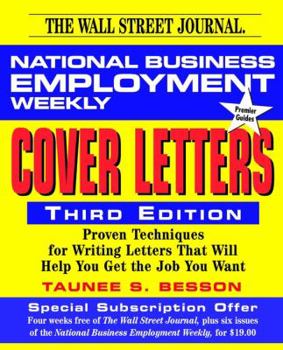 Paperback National Business Employment Weekly Guide to Cover Letters Book