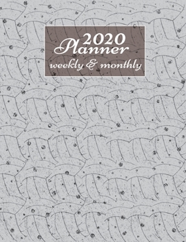 Paperback 2020 Planner Weekly And Monthly: 2020 Daily Weekly And Monthly Planner Calendar January 2020 To December 2020 - 8.5" x 11" Sized - Gift For Beach Voll Book