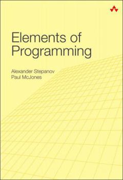 Hardcover Elements of Programming Book