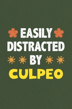 Paperback Easily Distracted By Culpeo: Culpeo Lovers Funny Gifts Dot Grid Journal Notebook 6x9 120 Pages Book