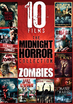 DVD 10 Films The Midnight Horror Collection: Zombies Book