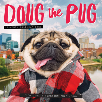 Calendar Doug the Pug 2022 Mini Wall Calendar (Dogs) Book