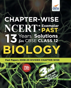 Paperback Chapter-wise NCERT + Exemplar + PAST 13 Years Solutions for CBSE Class 12 Biology 7th Edition Book