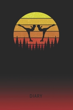 Diary: Blank Ice Skaters Personal Writing Memoir | Old School Retro Vintage Sunset 80s Cover | Daily Journaling for Writers & Journalists | ... Set Goals & Write about your Life & Interests