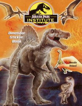Paperback Jurassic Park Institute Dinosaur Sticker Book