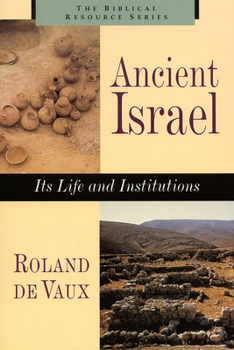 Paperback Ancient Israel: Its Life and Instructions Book