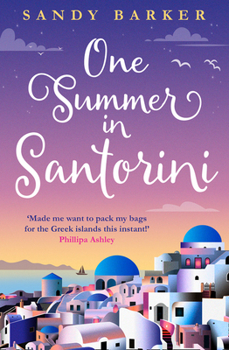 Paperback One Summer in Santorini Book