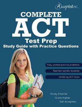 Paperback ACT Test Prep: Complete ACT Study Guide with Practice Test Questions Book