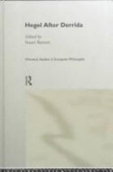 Paperback Hegel After Derrida Book