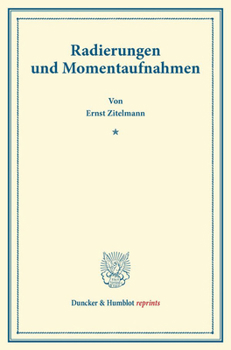 Paperback Radierungen Und Momentaufnahmen [German] Book