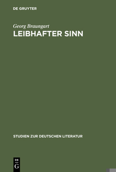 Hardcover Leibhafter Sinn [German] Book