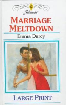 Hardcover Marriage Meltdown [Large Print] Book