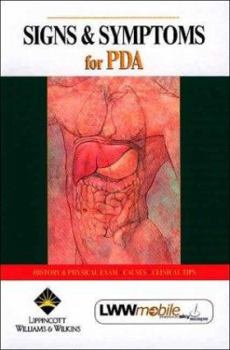 CD-ROM Signs & Symptoms for PDA, CD-ROM Version: Powered by Skyscape, Inc. Book