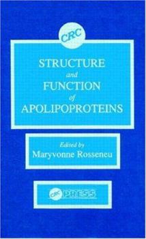 Hardcover Structure and Function of Apolipoproteins Book