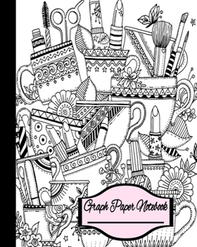 Paperback Graph Paper Notebook: Cute Cat Cover Graph Notebook, 5x5 Graph 110 Sheets (Large, 8 x 10) Coloring Cover Page and Bonus Back Page, Matte. Sc Book