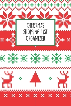 Paperback Christmas Shopping List Organizer: The Ultimate Holiday Shopping Notebook Checklist Book
