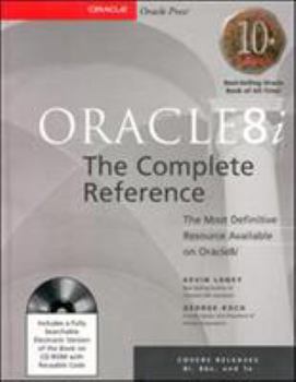 Hardcover Oracle8i: The Complete Reference (Book/CD-ROM Package) [With CDROM] Book