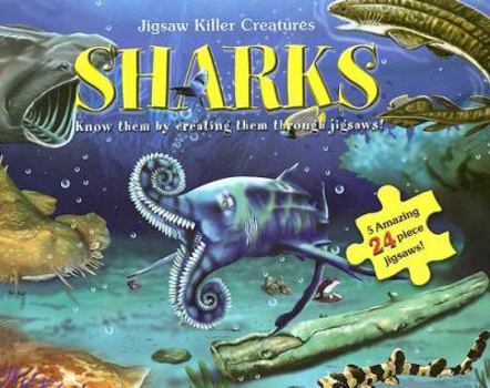 Board book Jigsaw Killer Creatures Sharks: Know Them by Creating Them Through Jigsaws! Book
