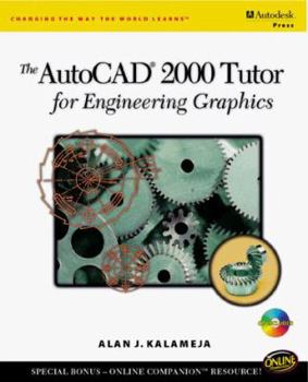 Paperback AutoCAD 2000 Tutor for Engineering Graphics [With CDROM and CD] Book