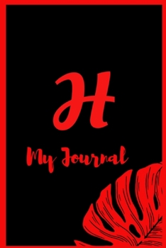 Paperback My Journal with initial H Book