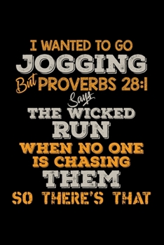 I wanted to go jogging: 6x9 Jogging | lined | ruled paper | notebook | notes