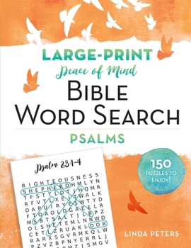 Paperback Peace of Mind Bible Word Search: Psalms Book
