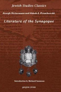 Hardcover Literature of the Synagogue Book