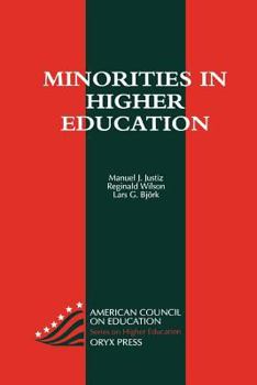 Paperback Minorities in Higher Education Book