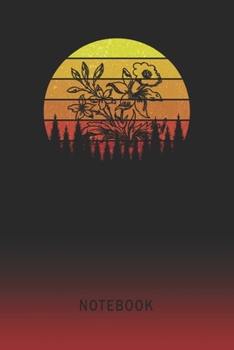 Notebook: Garden Flowers Blank Wide Ruled Lined Paper Notepad | Writing Pad Journal | Assignments Taking Class Notes Homework Studying Math Science ... & University Organizer | Student Teacher