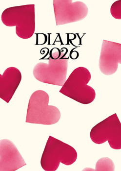 2026 Emma Bridgewater Big Pink Hearts Diary Planner