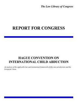 Paperback Hague Convention on International Child Abduction Book