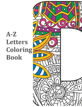 Paperback A-Z Letters Coloring Book