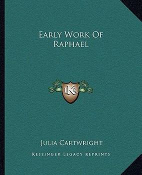 Paperback Early Work Of Raphael Book