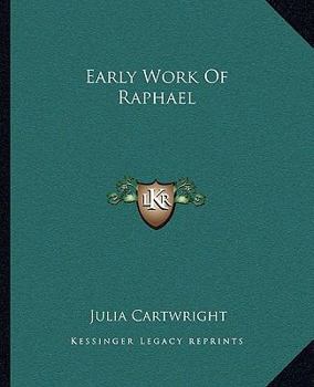 Paperback Early Work Of Raphael Book