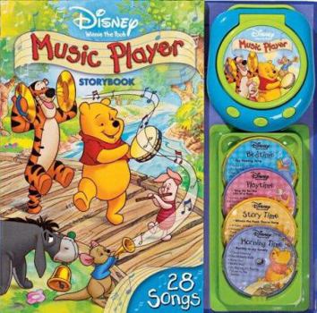 Hardcover Disney Winnie the Pooh Music Play Storybook [With Music Player and 4 Disk] Book
