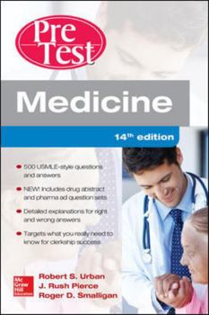 Paperback Medicine Pretest Self-Assessment and Review, Fourteenth Edition Book