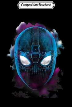 Paperback Composition Notebook: Marvel Spider-Man Far From Home Lightning Stealth Portrait Journal/Notebook Blank Lined Ruled 6x9 100 Pages Book