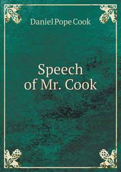 Paperback Speech of Mr. Cook Book