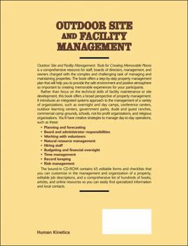 Misc. Outdoor Site and Facility Management: Tools for Creating Memorable Places [With CDROM] Book
